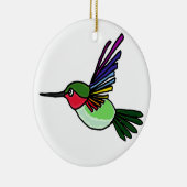 BT- Hummingbird Art Ornament (Rechts)