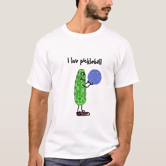 BT- I Luv Pickleball T-shirt (Voorkant)