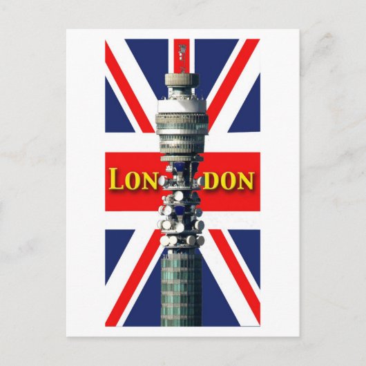 BT Tower London Briefkaart (Voorkant)