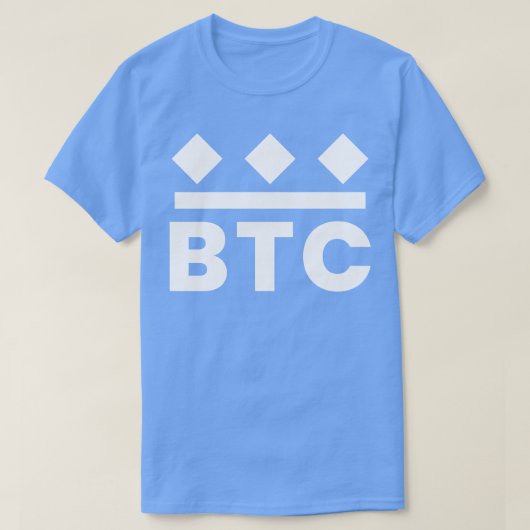 BTC koningsmunt T-shirt (Design voorkant)
