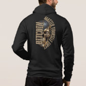 BTC motivation | Skull | Bitcoin crypto  Hoodie (Achterkant)