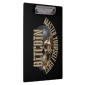 BTC motivation | Skull | Bitcoin crypto  Klembord (Rechts)