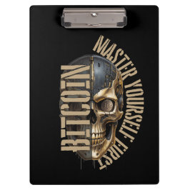 BTC motivation | Skull | Bitcoin crypto  Klembord
