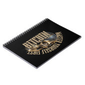 BTC motivation | Skull | Bitcoin crypto  Notitieboek (Linkerzijde)