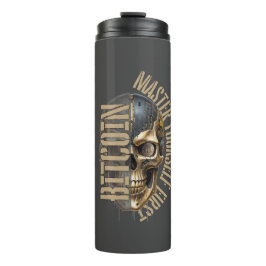 BTC motivation | Skull | Bitcoin crypto  Thermosbeker