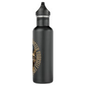 BTC motivation | Skull | Bitcoin crypto  Waterfles (Rechts)