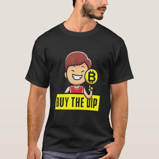 Btfd koopt dip Coin Hodl Blockchain Btc Crypto B T-shirt (Voorkant)
