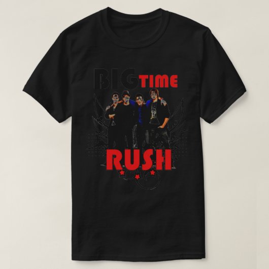 BTR Big Time Rush Band T-shirt (Design voorkant)