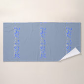 BTS bleu foncé (Serviette de bain)