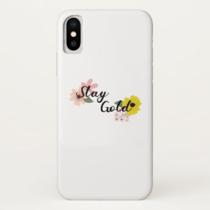 BTS Blijf Gold iPhone X Hoesje