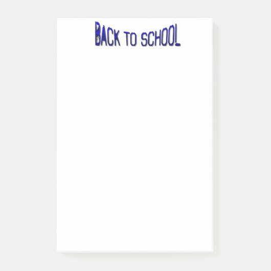 BTS Blue S Paint Post-it® Notes (Voorkant)