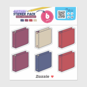 BTS- BOEKEN, PAPIEREN (3RING MULTOMAP) STICKER
