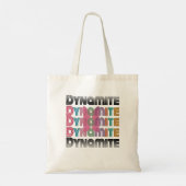 BTS DYNAMITE HOBI ( NIEUW SONG ) TOTE BAG (Achterkant)