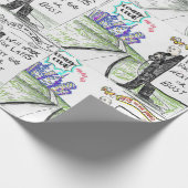 BTS op de weg Cadeaupapier (Hoek)