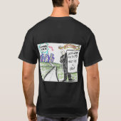 BTS op het zwarte Shirt aan de weg (Achterkant)