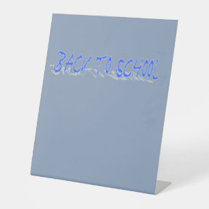 BTS Shadow-Blue Reclamebord Met Voetstuk
