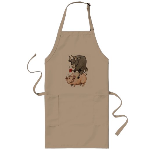 BT's Smokehouse Apron Lang Schort (Voorkant)