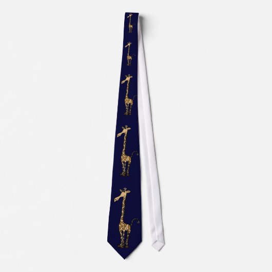 BU - Amazing Giraffe Cartoon Necktie Stropdas (Voorkant)