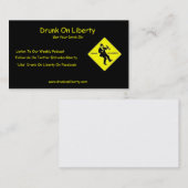 Bu sur des cartes de liberté (Devant / Derrière)