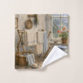 Buanderie de Cottage Jour de Pluie (Gant de toilette)