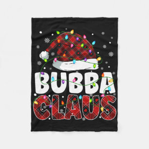 Bub Claus Kerstmis Kerstmuts Familie Matching Fleece Deken