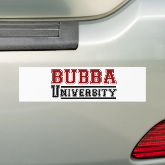 Bubba Bumpersticker (Op auto)
