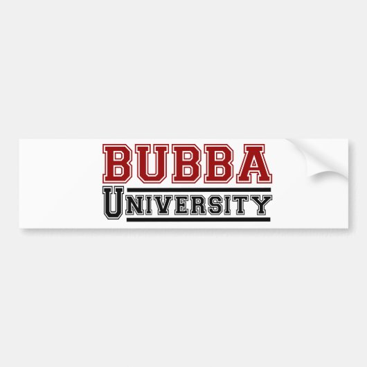 Bubba Bumpersticker (Voorkant)