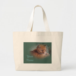 Bubba de Oranje tablet Tomcat Grote Tote Bag