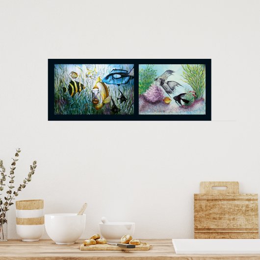 Bubba en Friends Collage Print (Keuken)