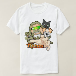 Bubba, Frodo, Nate et Simba le T-shirt de chat