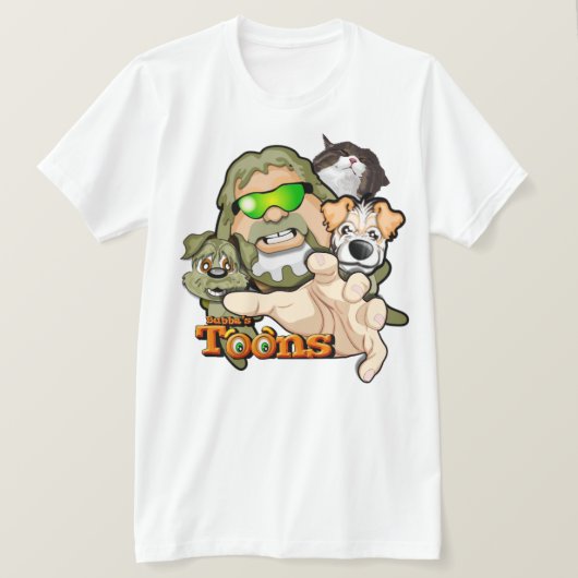 Bubba, Frodo, Nate et Simba le T-shirt de chat (Design devant)