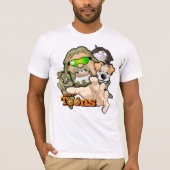 Bubba, Frodo, Nate et Simba le T-shirt de chat (Devant)