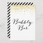 Bubbel balkformaat 5x7" kaart (Voorkant / Achterkant)