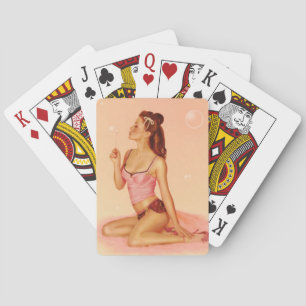 Bubbel omhoog pokerkaarten