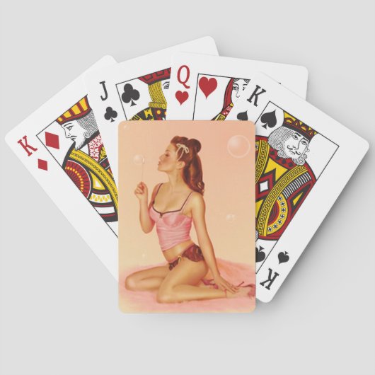 Bubbel omhoog pokerkaarten (Achterkant)