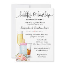 Bubbels & Bourbon voor Baby Due Roze Baby shower