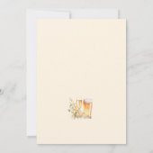 Bubbels & Brouws Elegante Moderne Couples Bruiloft Kaart (Achterkant)