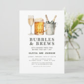 Bubbels & brouwsels Koppels Douche Kaart (Staand voorkant)
