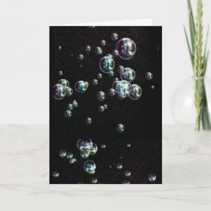 Bubbels Digitale Kleurrijke Kunst Vrede Liefdesfee Kaart