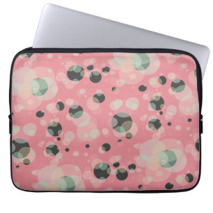 BUBBELS elegantie op elke kleur Laptop Sleeve