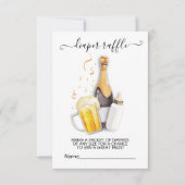 Bubbels en bier luier verloting kaart (Voorkant)