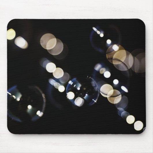 Bubbels en Bokeh ontwerp Muismat (Voorkant)