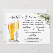 Bubbels en brouwsels Eucalyptus & Gold Couples Dou Kaart (Voorkant)