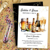 Bubbels en brouwt bruiloft douche verlovingsfeest kaart