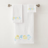 Bubbels en Eenden Handdoek Set (Insitu)