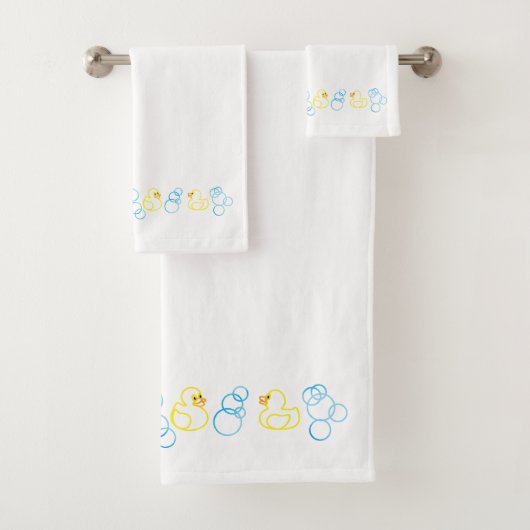 Bubbels en Eenden Handdoek Set (Insitu)