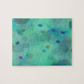 Bubbels in het Blauwgroen Legpuzzel (Horizontaal)