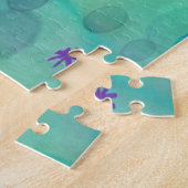 Bubbels in het Blauwgroen Legpuzzel (Zijkant)