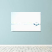 Bubbels op het wateroppervlak canvas afdruk (Insitu (Houten vloer))