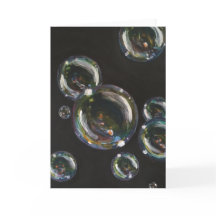 Bubbels - Origineel schilderij - Groeten Kaart